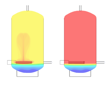Mixergy vs conventional tank heating
