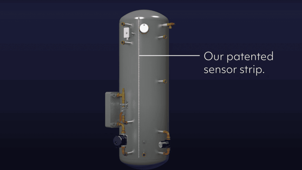 How a cylinder Mixergy works